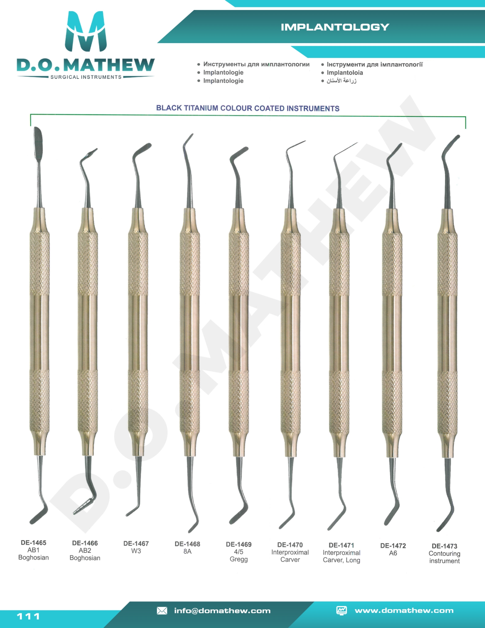  Dental Implant Instruments